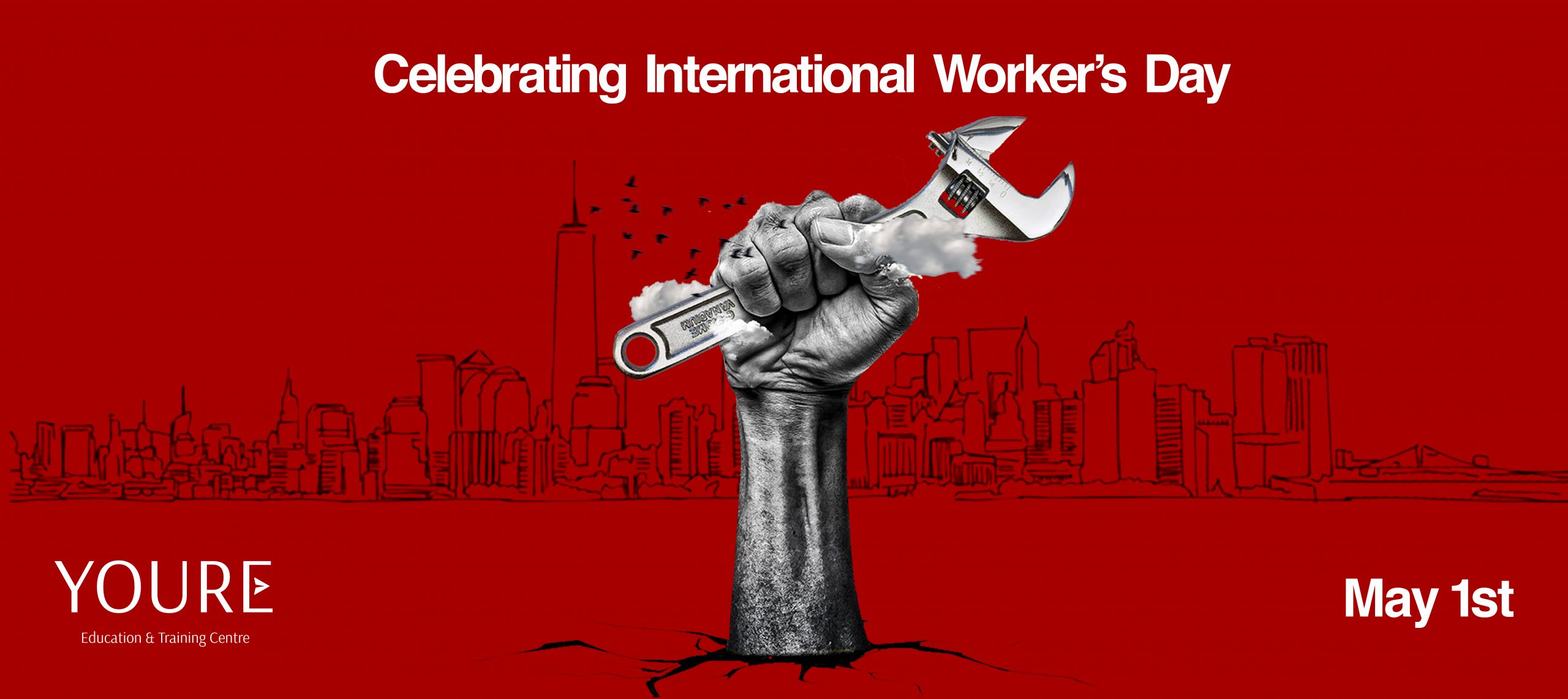 Worker's Day Banner 1/5 Quốc tế lao động