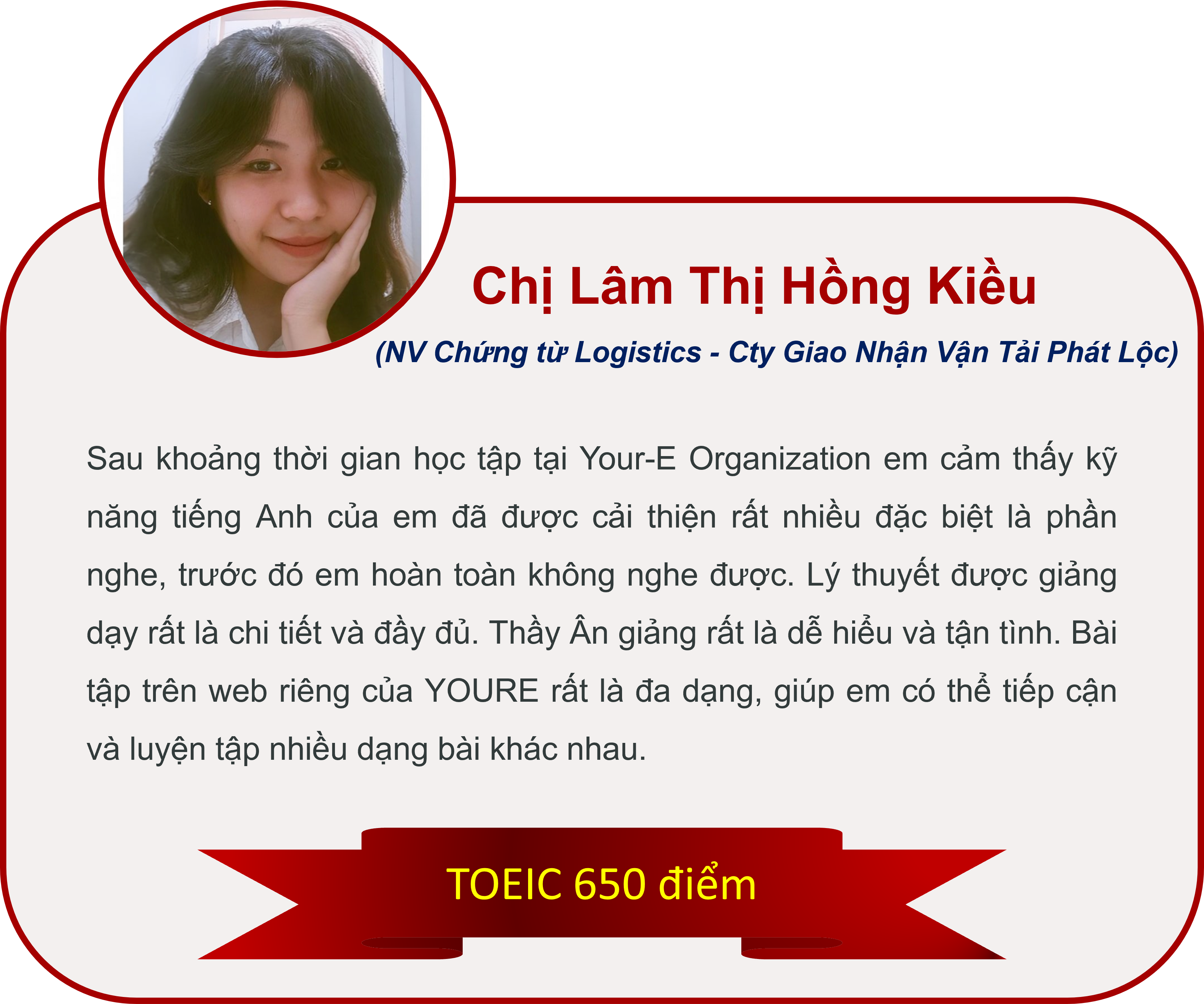 Lam Thi Hong Kieu hv TOEIC